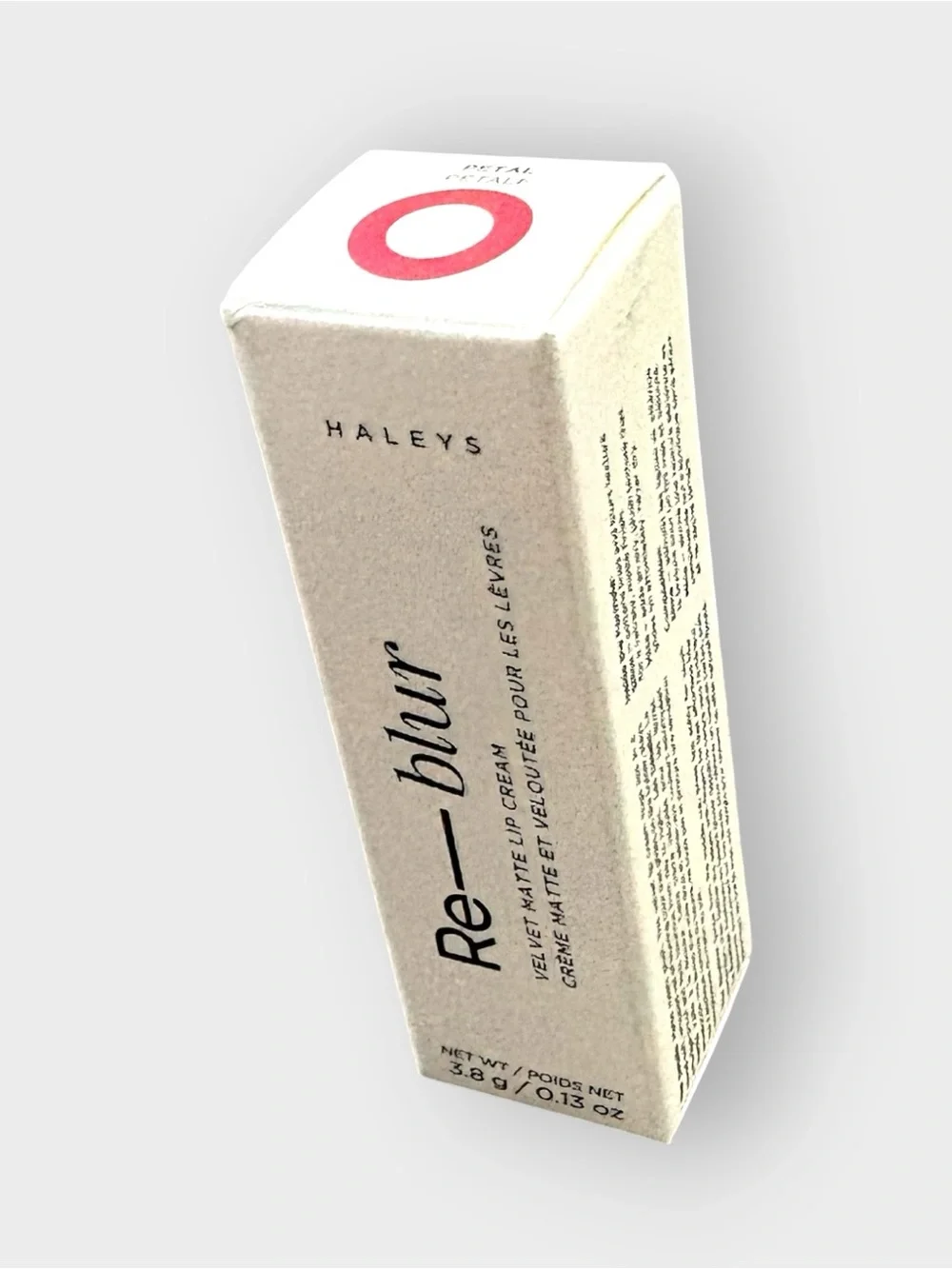 Haleys Re-blur Velvet Matte Lip Cream - Petal, NIB, 3.8g